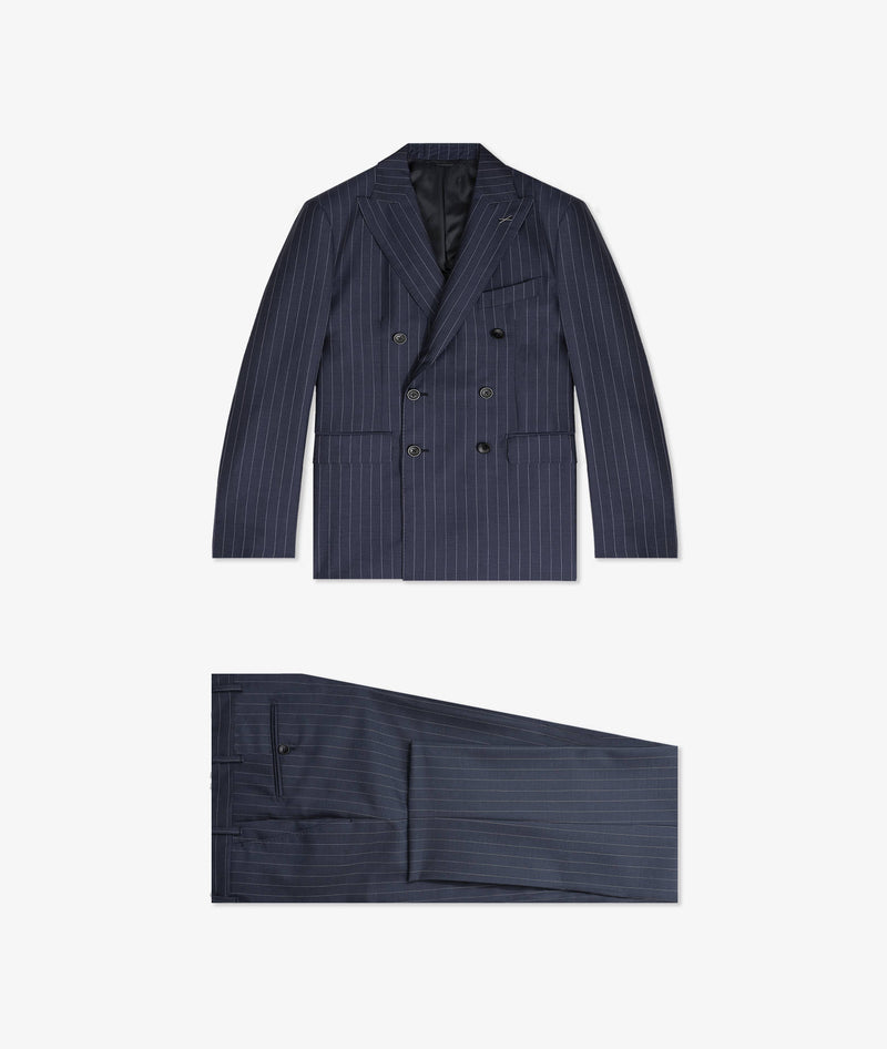 Abito doppiopetto in lana e cashmere Doha