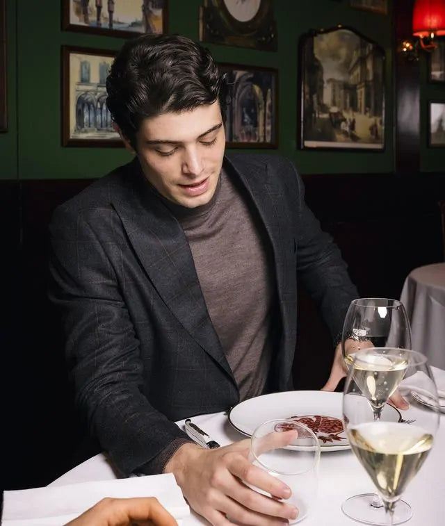 Abito monopetto in lana Budapest