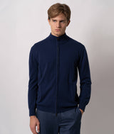 Cardigan full zip in cashmere Helsinki