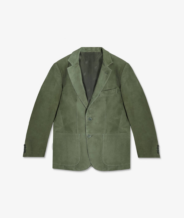 Giacca monopetto in camoscio Kuwait
