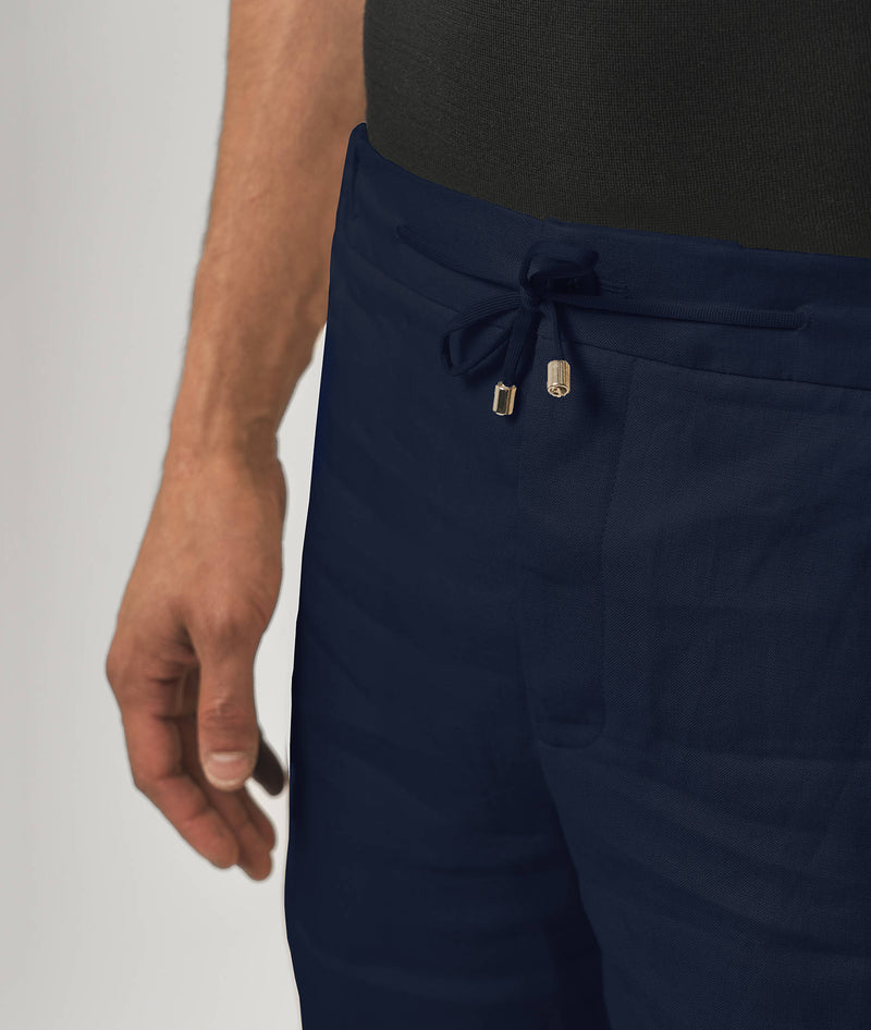 Bermuda in lino Avana