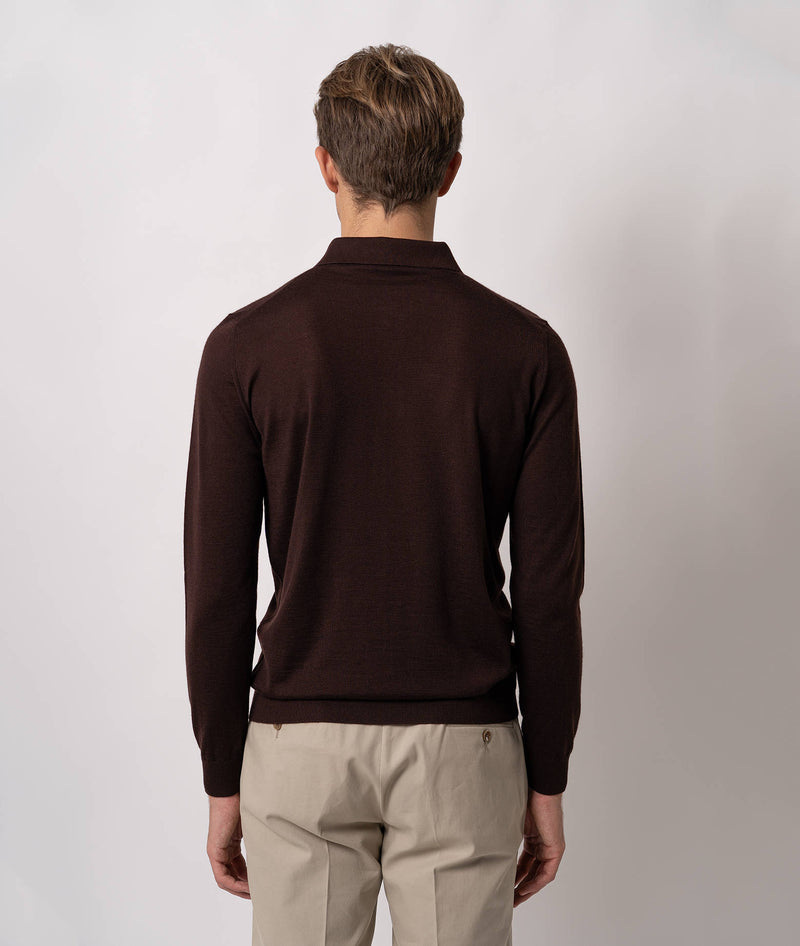 Polo in cashmere e seta Vienna