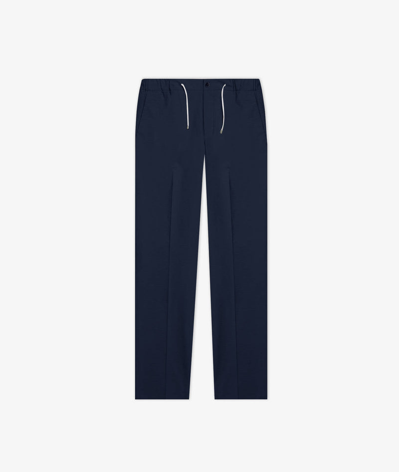 Pantalone in cotone seersucker Charleston