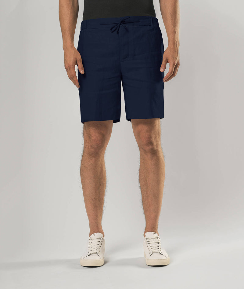 Bermuda in lino Avana