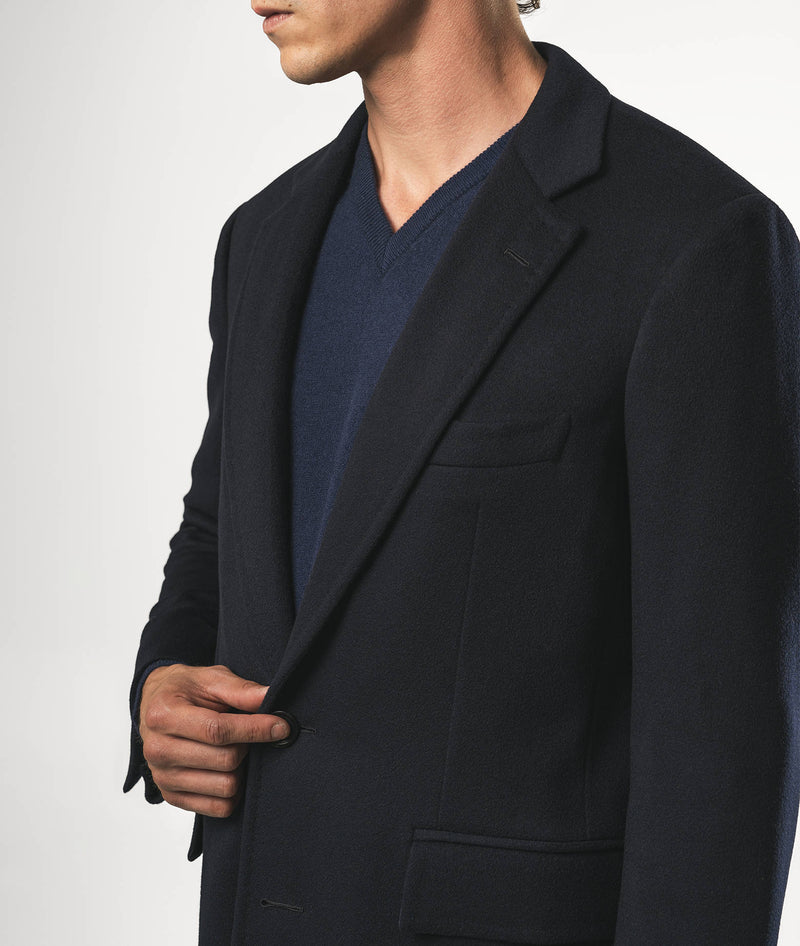 Cappotto sartoriale in cashmere Elbert