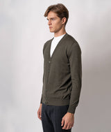 Cardigan in lana merino Siberia