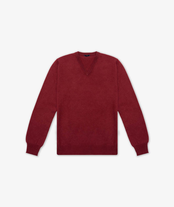 Maglione scollo a V in cashmere Stoccolma