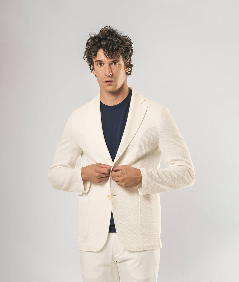 Blazer sportivo in cotone Muscat