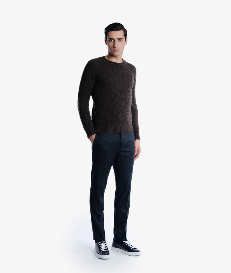 Maglione girocollo in cashmere Berna
