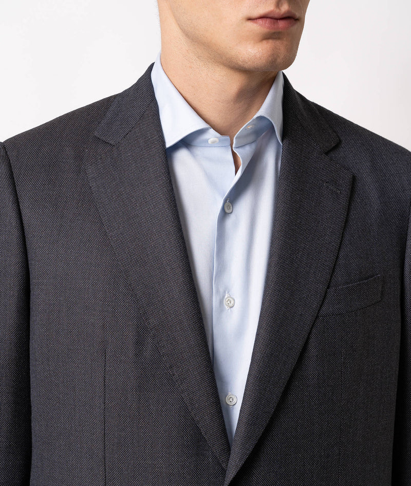 Abito monopetto in lana e cashmere Tokyo