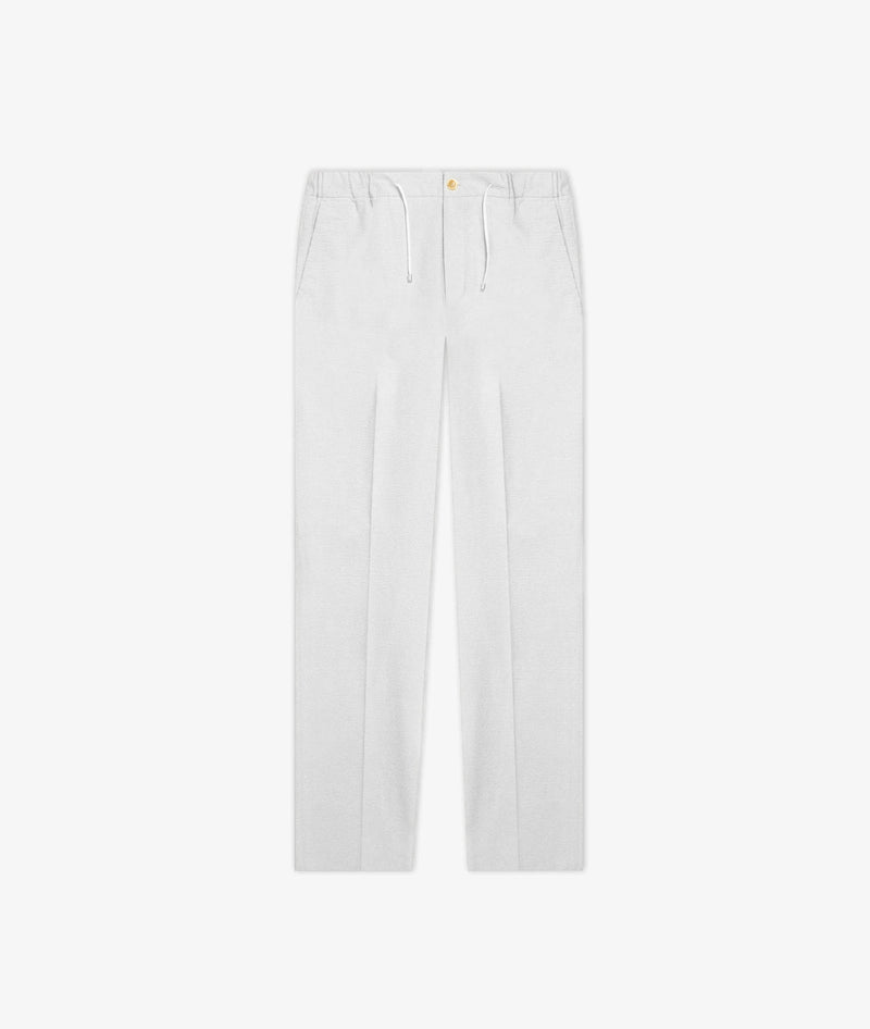 Pantalone in cotone seersucker Charleston