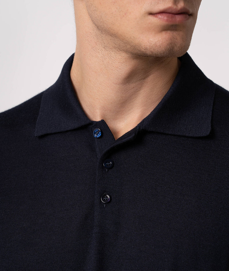 Polo in cashmere e seta Vienna