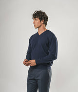 Maglione scollo a V in cashmere Stoccolma