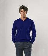 Maglione scollo a V in cashmere Stoccolma
