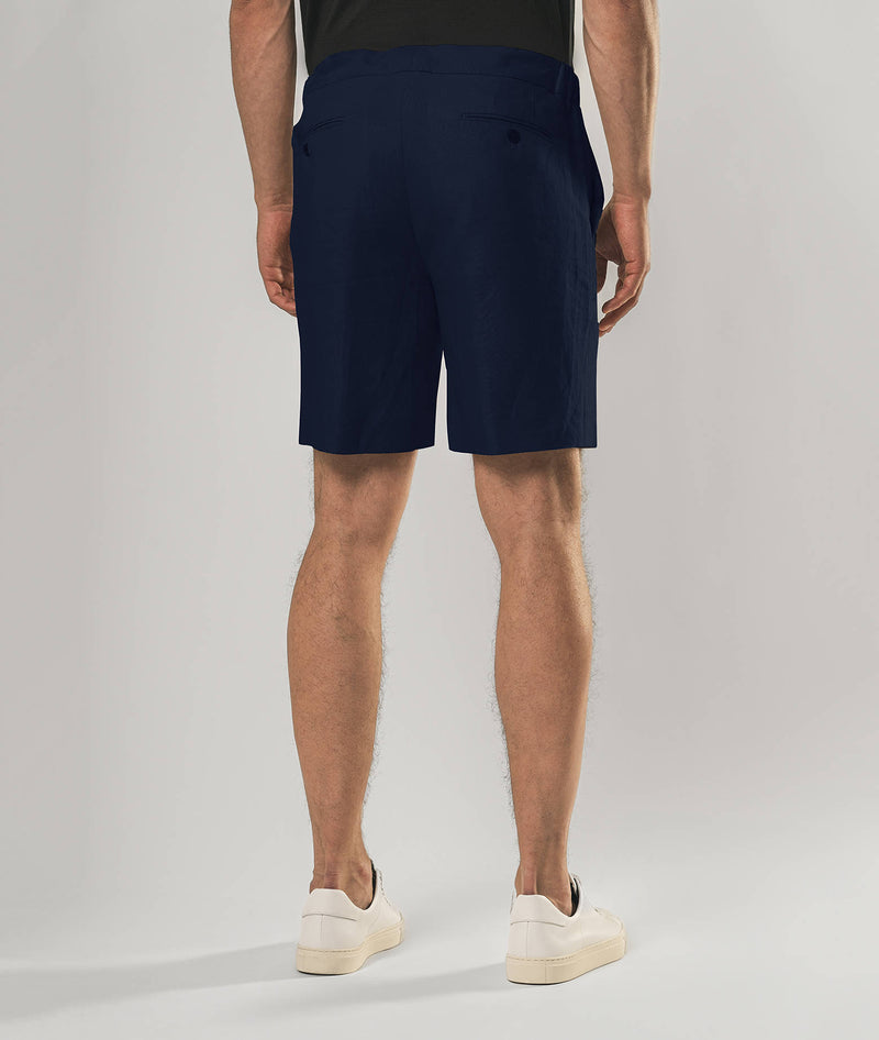 Bermuda in lino Avana
