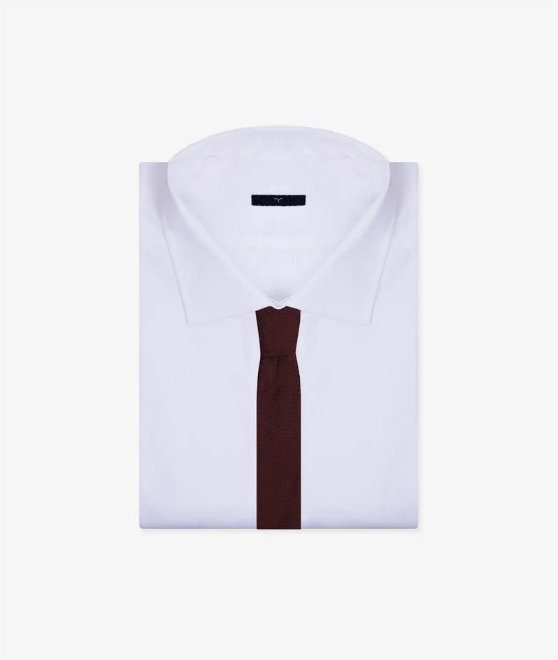 Cravatta in seta Burgundy