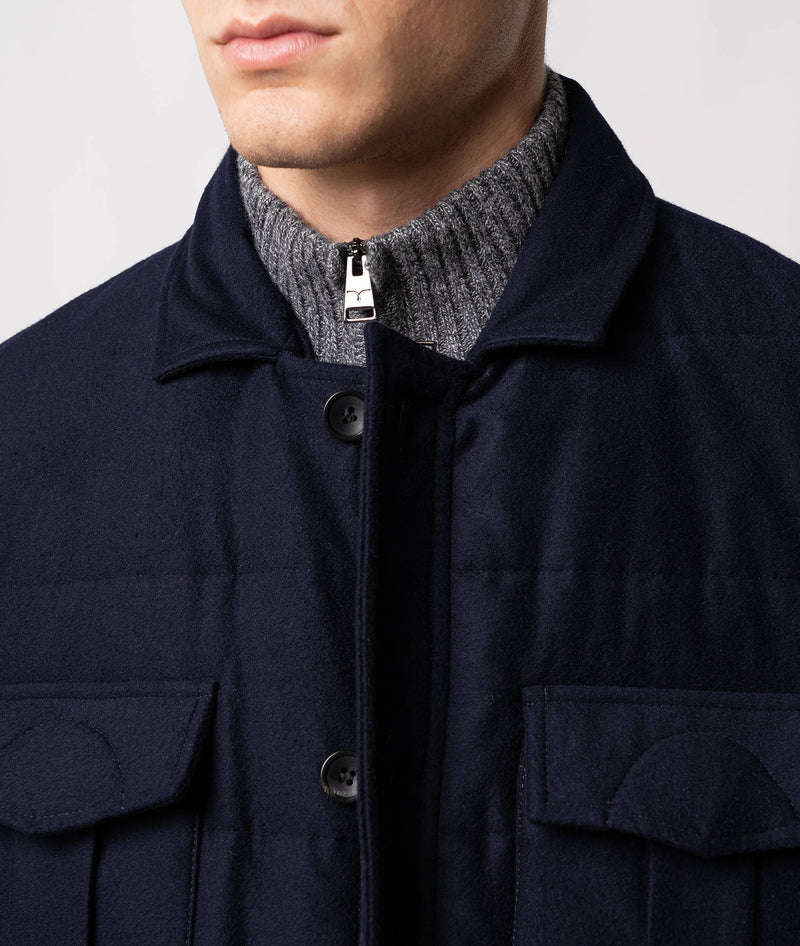 Giacca trapuntata in cashmere Ortles
