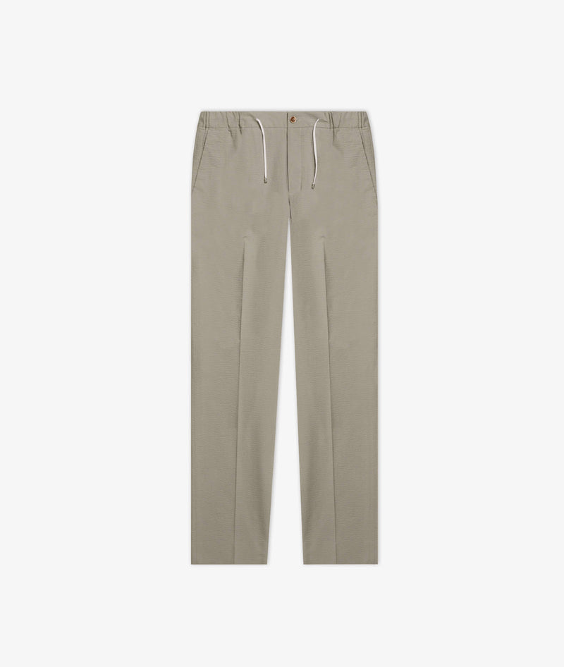 Pantalone in cotone seersucker Charleston