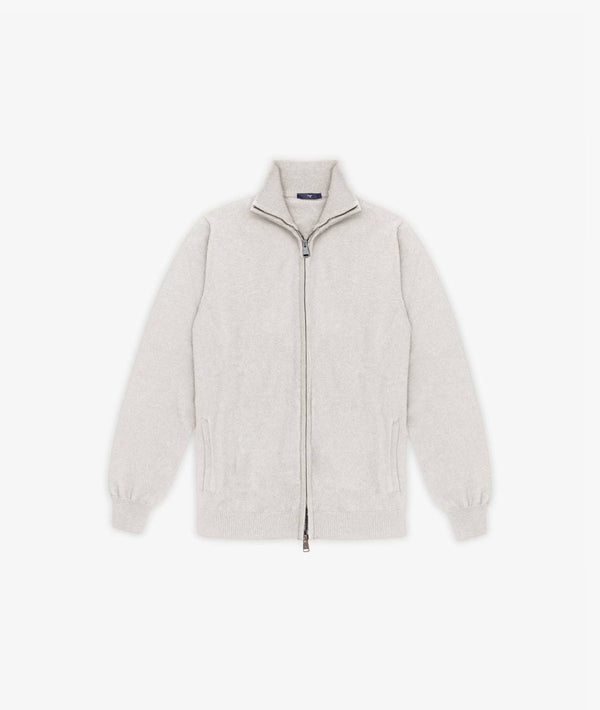 Cardigan full zip in cashmere Helsinki