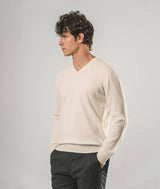 Maglione scollo a V in cashmere Stoccolma