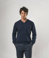 Maglione scollo a V in cashmere Stoccolma