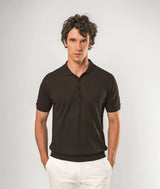 Polo in lino e cotone Saint Tropez