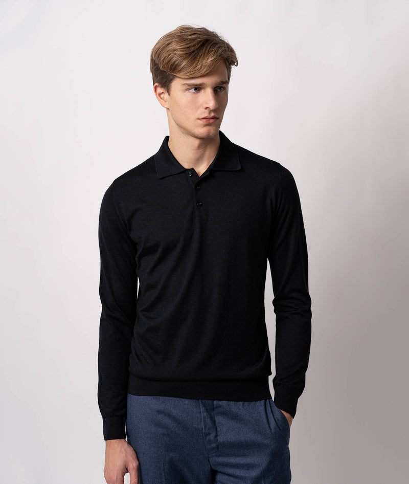 Polo in cashmere e seta Vienna