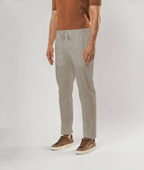 Pantalone in cotone seersucker Charleston