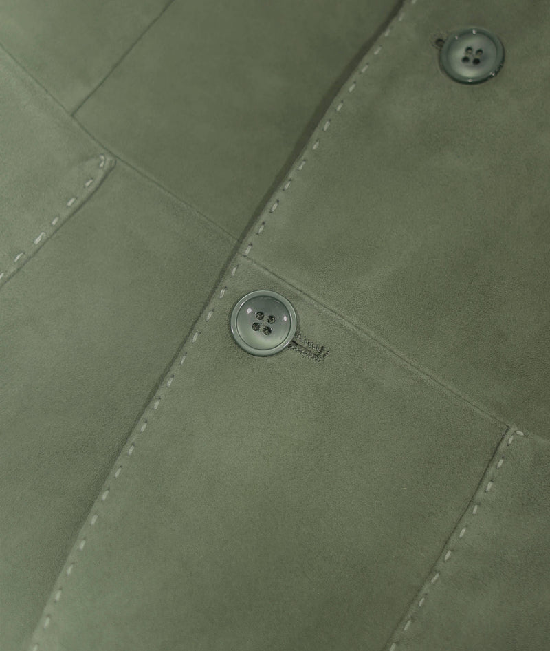 Giacca monopetto in camoscio Kuwait