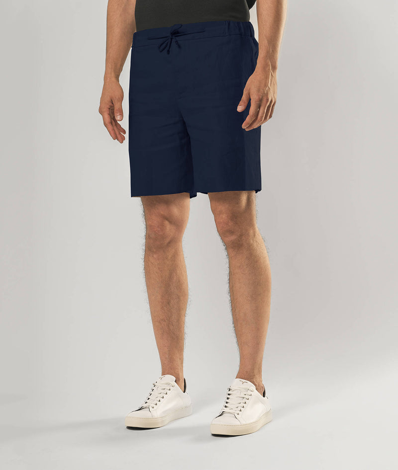 Bermuda in lino Avana