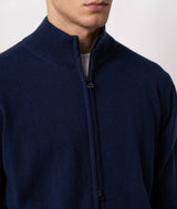 Cardigan full zip in cashmere Helsinki
