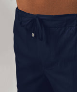 Pantalone in cotone seersucker Charleston