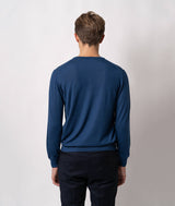 Maglione scollo a V in cashmere e seta Alaska