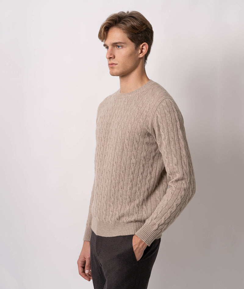 Maglione girocollo in cashmere Berna