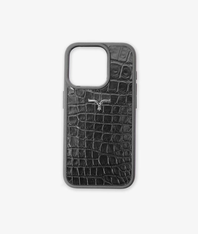 Cover in alligatore per iPhone 15