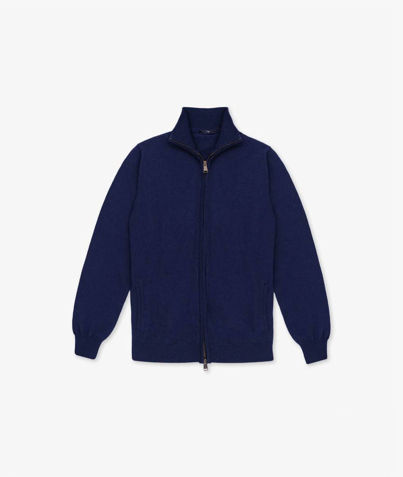 Cardigan full zip in cashmere Helsinki