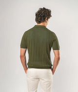 Polo in lino e cotone Saint Tropez