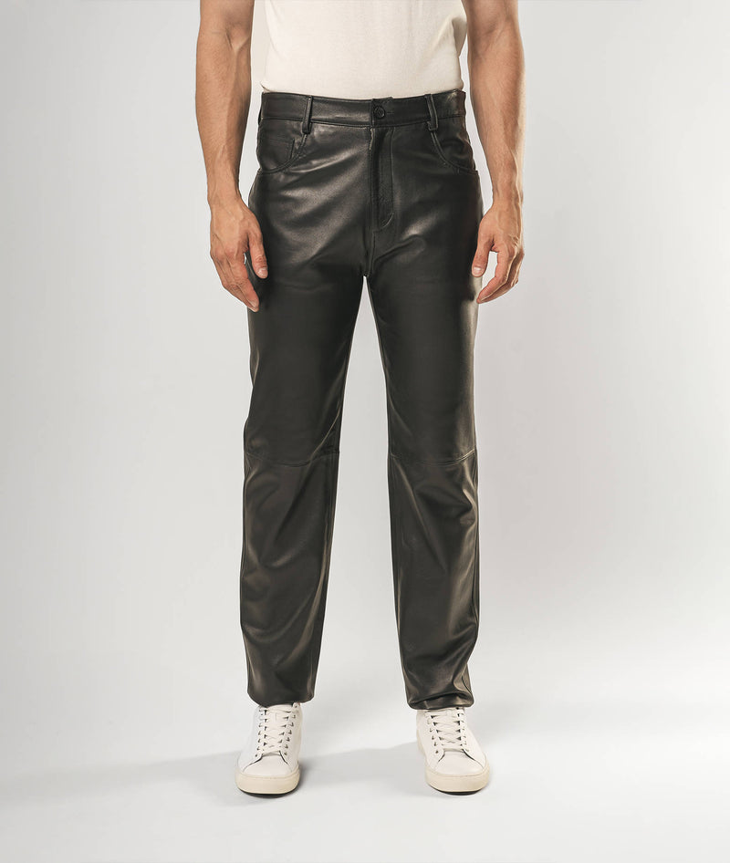 Pantalone in pelle "Racer"