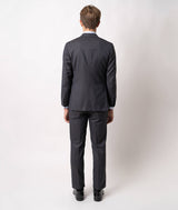 Abito monopetto in lana e cashmere Tokyo
