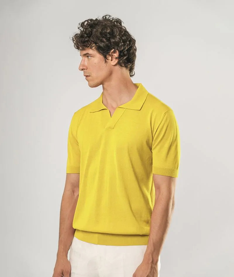Polo in seta Tulum