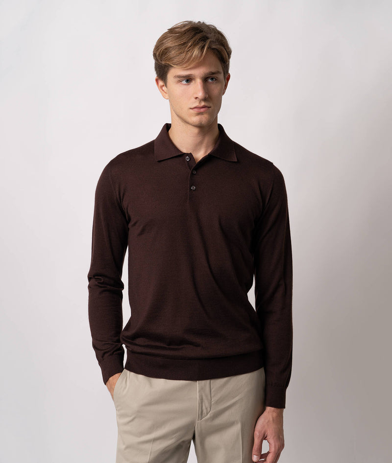 Polo in cashmere e seta Vienna