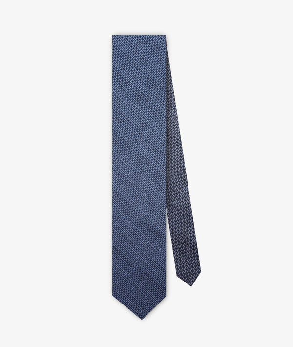 Cravatta in seta blu