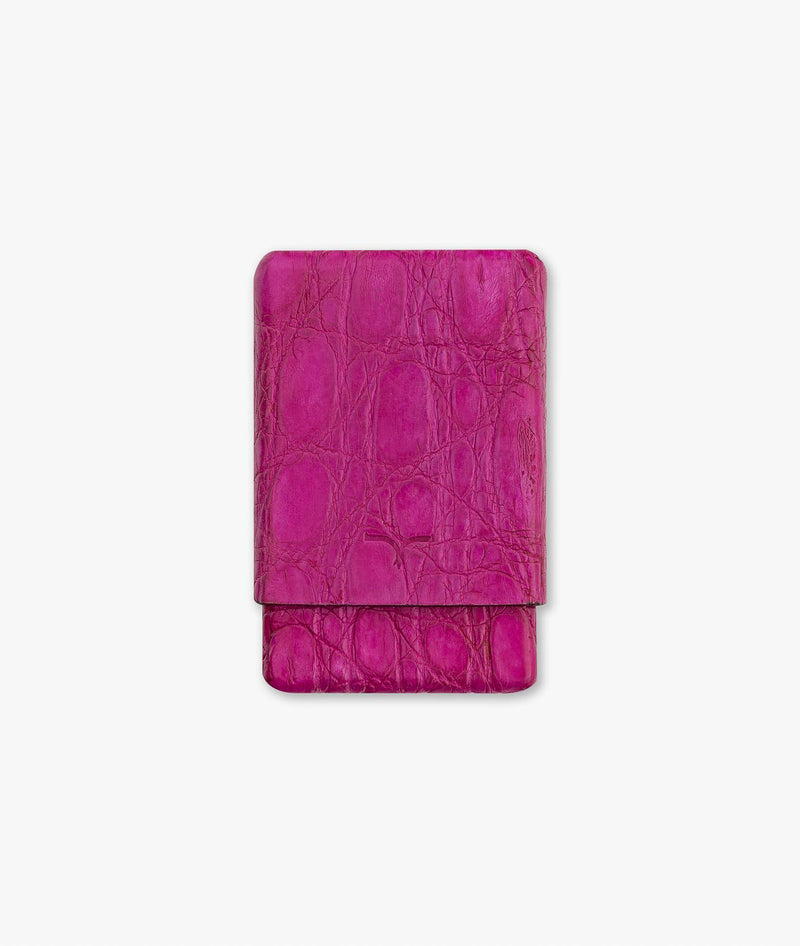 Porta biglietti da visita/carte di credito in caimano