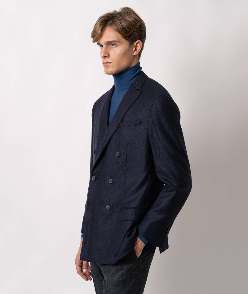 Giacca doppiopetto in cashmere New York