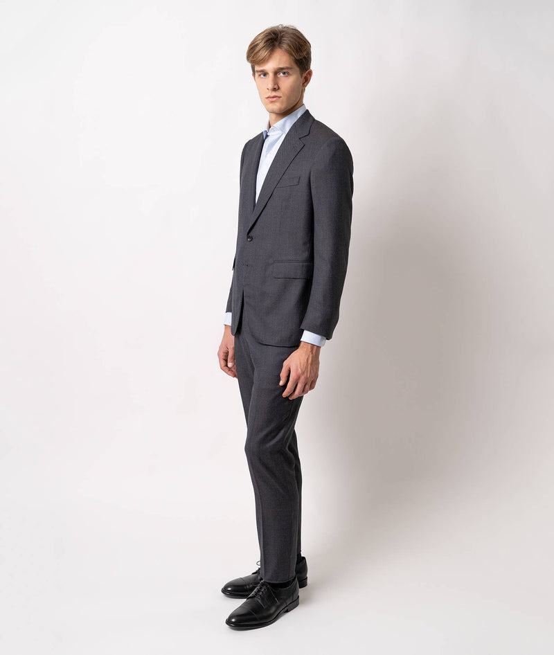 Abito monopetto in lana e cashmere Tokyo