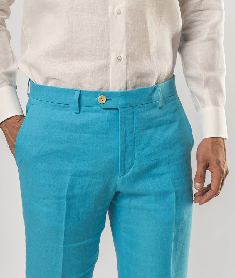 Pantalone in lino Madeira