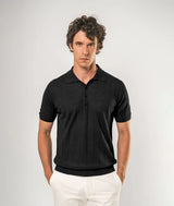 Polo in lino e cotone Saint Tropez