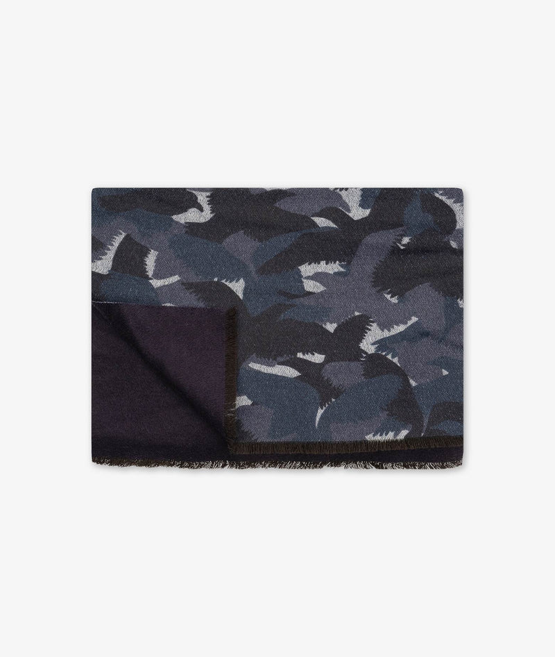 Sciarpa in cashmere e seta Camouflage