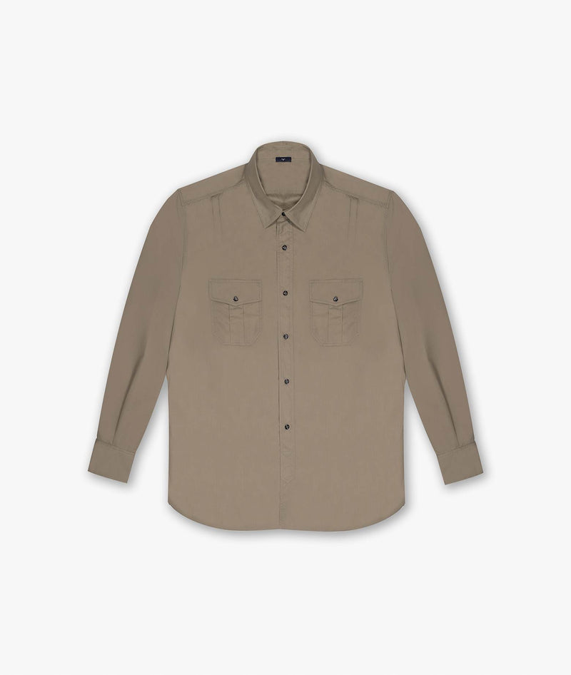 Camicia militare in cotone