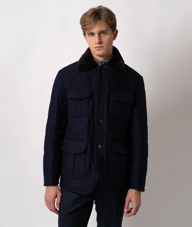 Giacca trapuntata in cashmere Ortles